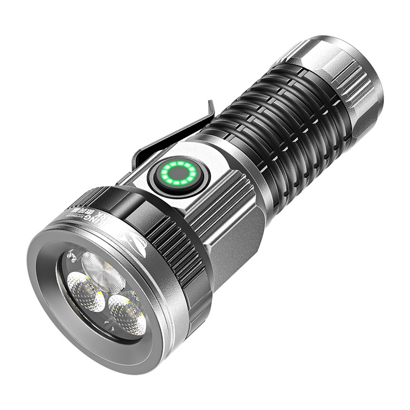 Edc (Every Day Carry - Pequena lanterna led usb c recarregável