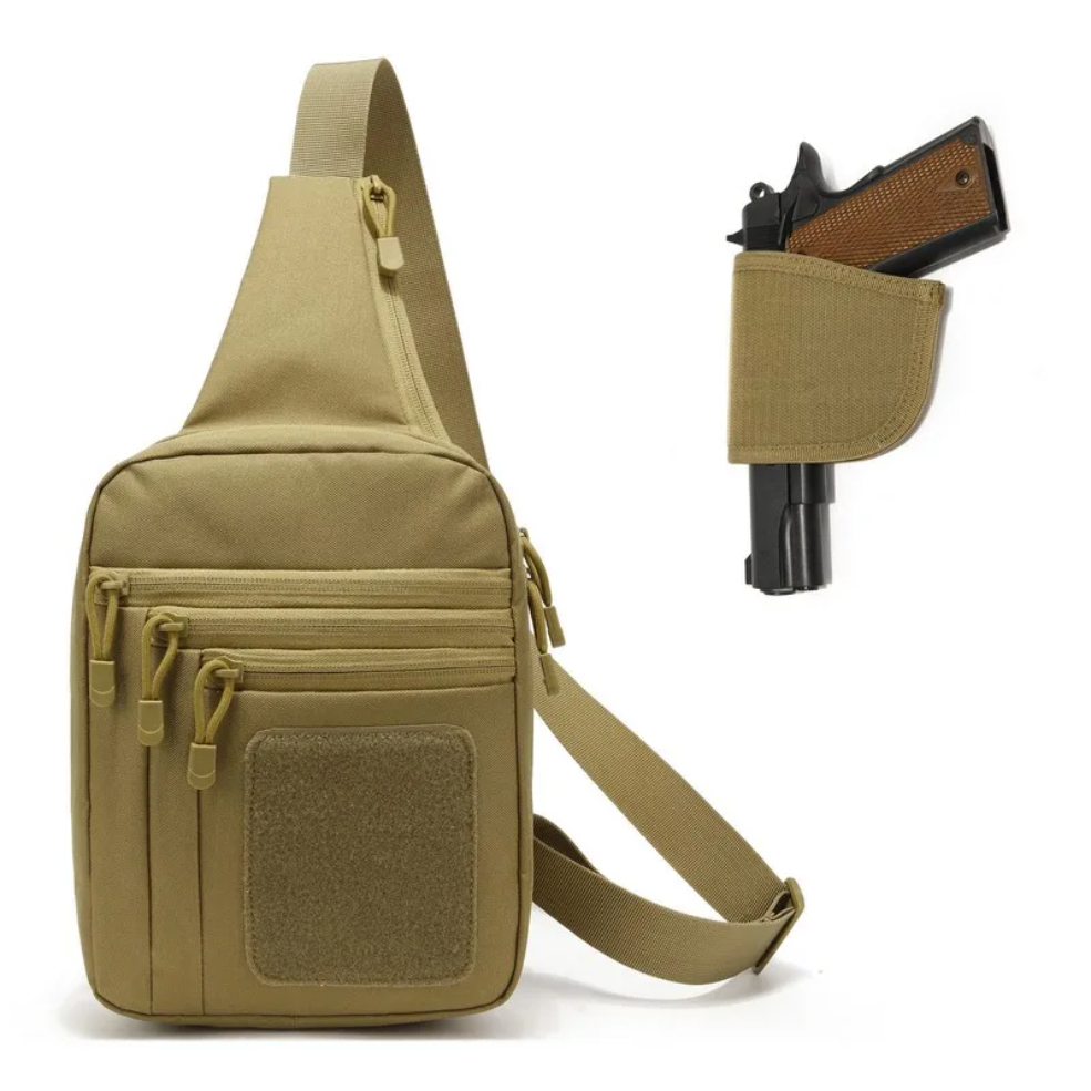 Edc Pistol Carry Bag - Novo saco de peito tático coldre