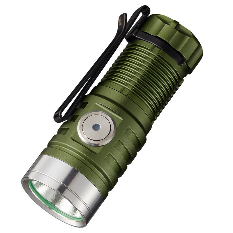 Edc (Every Day Carry - Mini brilhante usb recarregável edc led