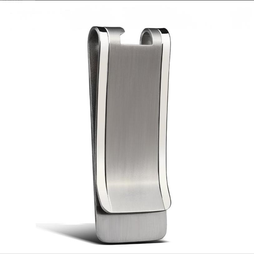 Wallet Slim Titanium - Carteira de Titânio Sólido com Clipe