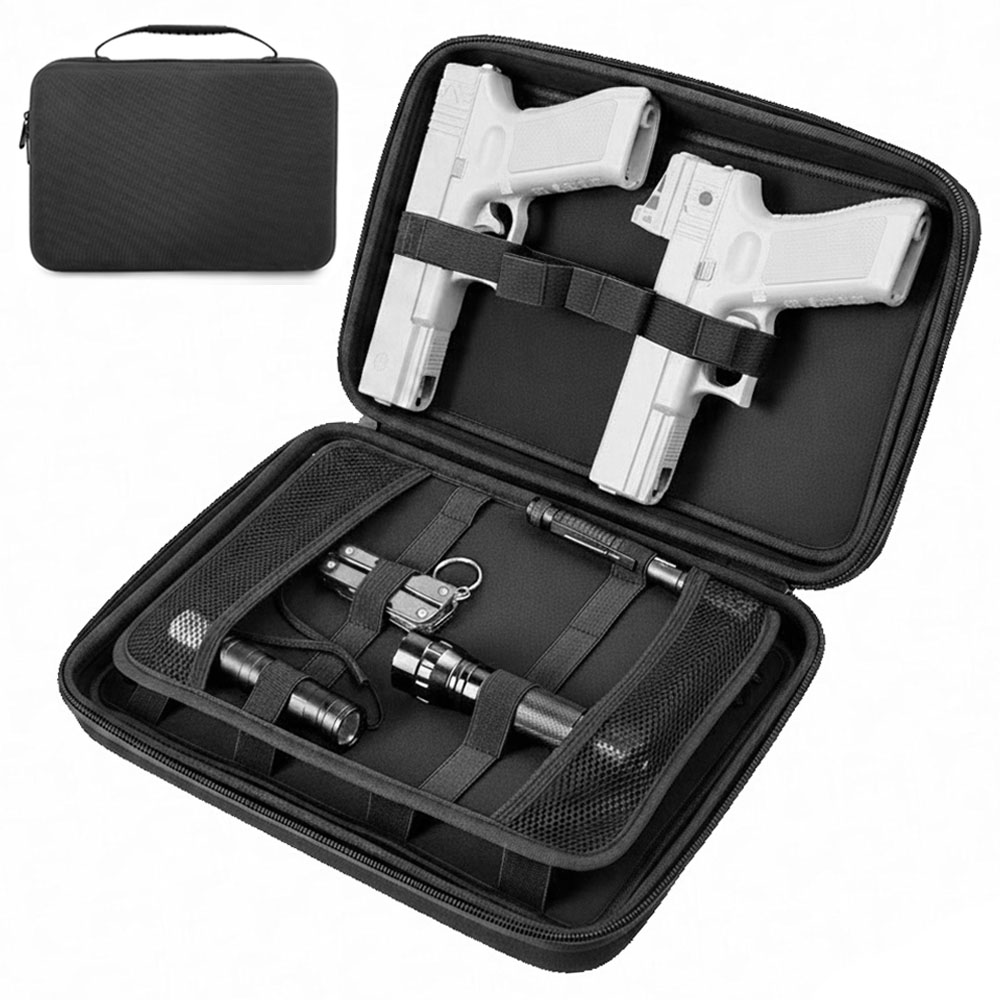 Edc Pistol Carry Bag - Bolsa Tática para Pistola, Estojo Duplo