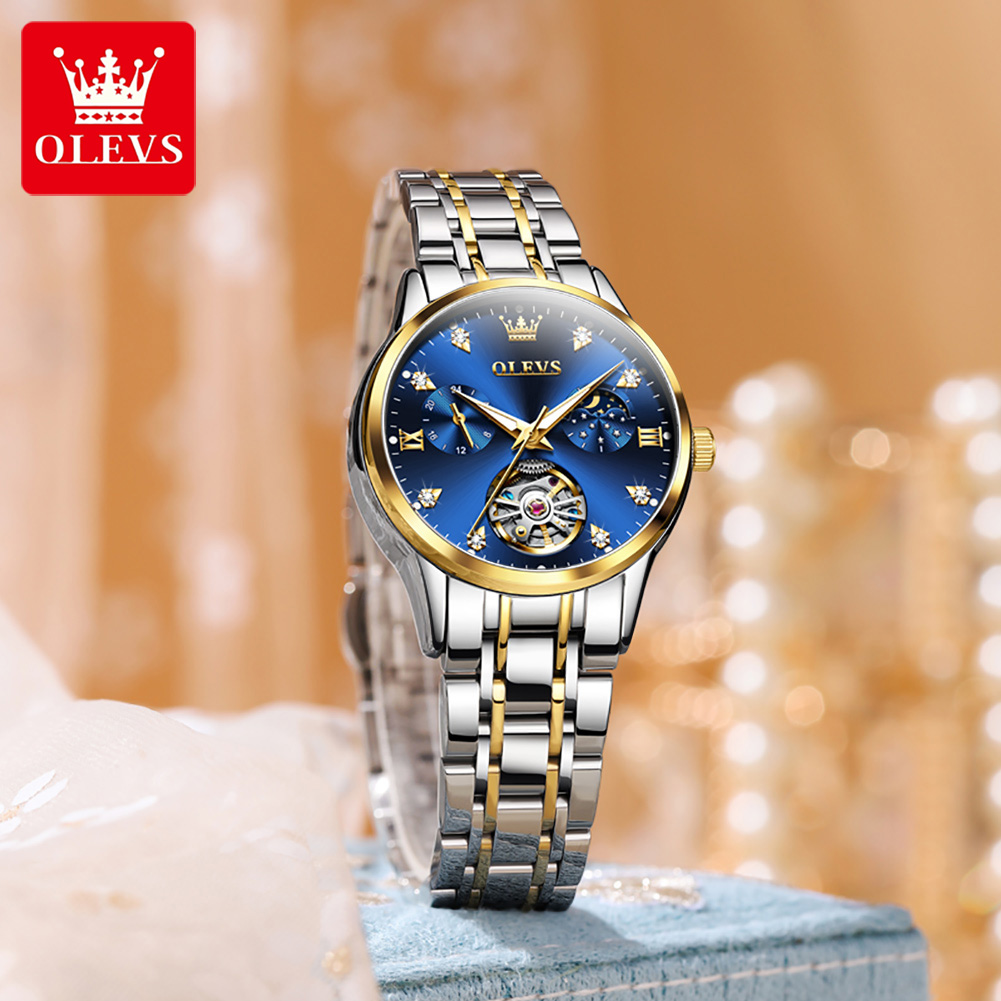 Olevs relógios femininos de lu - Watch Winder Compact avaliação e preço
