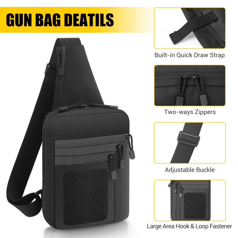 Bolsa tática para pistola, col - Edc Pistol Carry Bag avaliação e preço