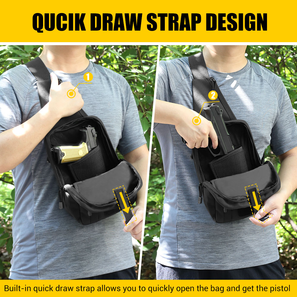 Bolsa tática para pistola, col - Edc Pistol Carry Bag avaliação e preço