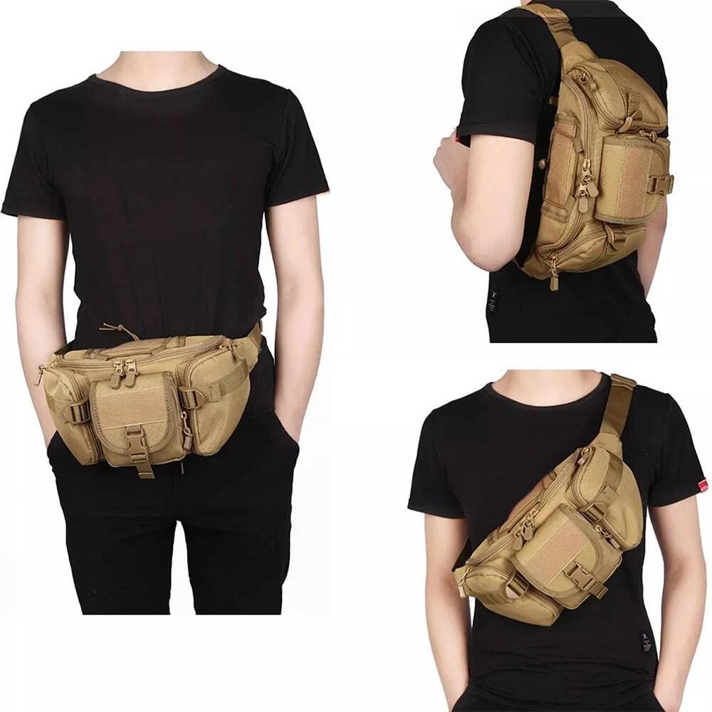 Pochete tática para homens, co - Edc Pistol Carry Bag avaliação e preço