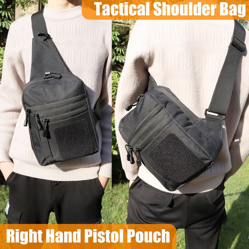 Novo saco de peito tático cold - Edc Pistol Carry Bag avaliação e preço