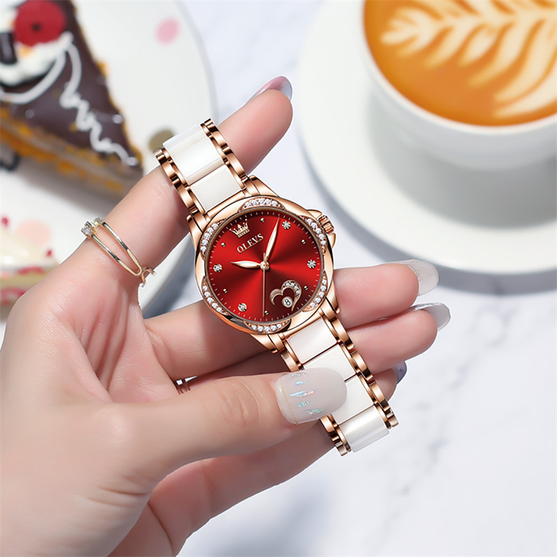 Olevs senhoras relógio mulher  - Watch Winder Compact avaliação e preço