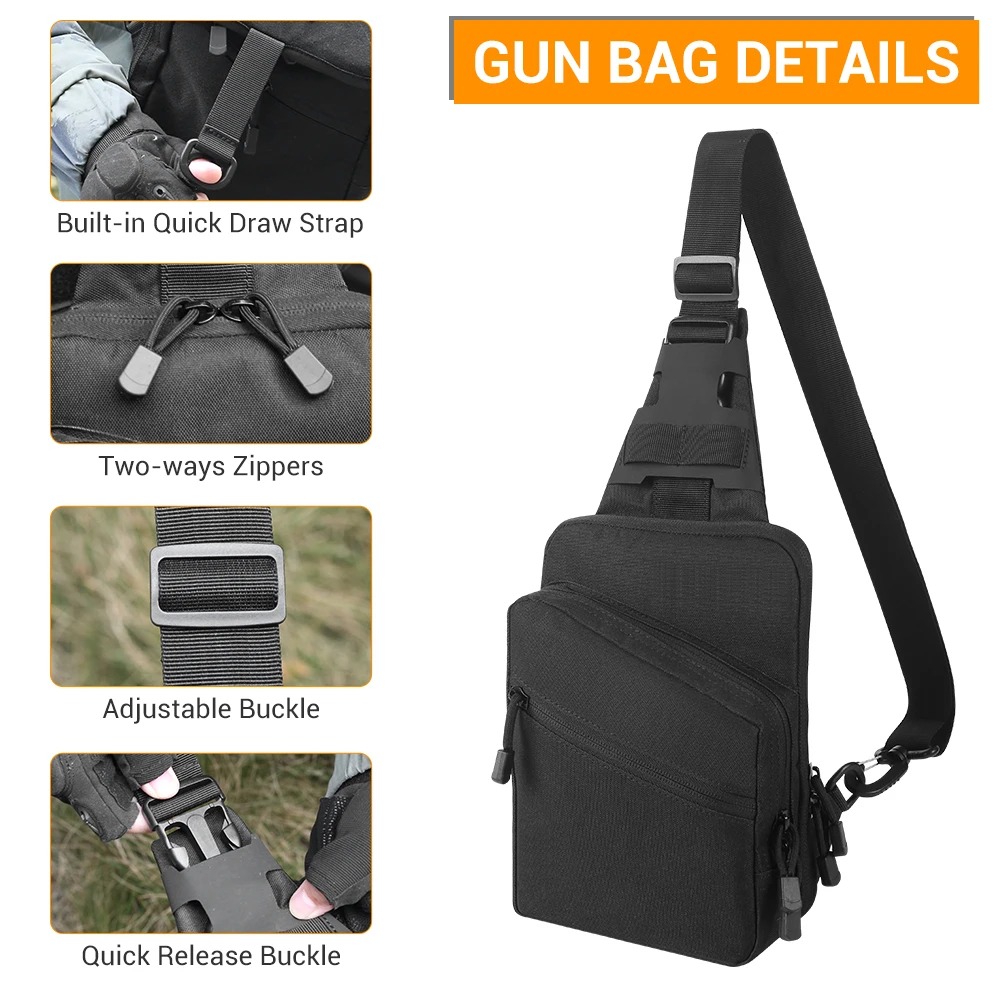Bolsa Tática para Pistola, Bol - Edc Pistol Carry Bag avaliação e preço
