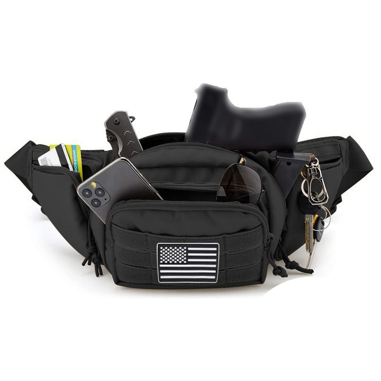 Bolsa tática para cintura, bol - Edc Pistol Carry Bag avaliação e preço